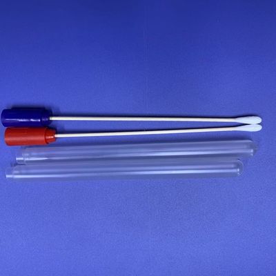 Vara estéril descartável de nylon do cotonete do transporte dos PP com tubo