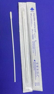 Cotonete de algodão médico do teste 152mm do vírus, cotonete nasal não invasor